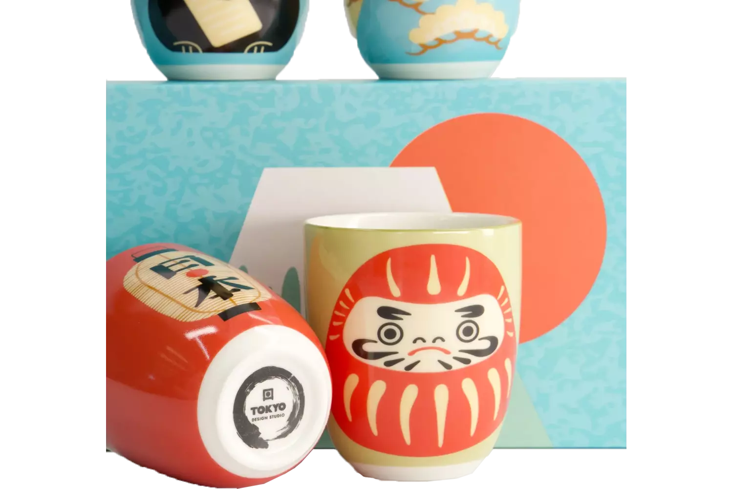 Tokyo Design Studio - Kawaii Japan Cup Giftset 4pcs 7x8cm 170ml 1set