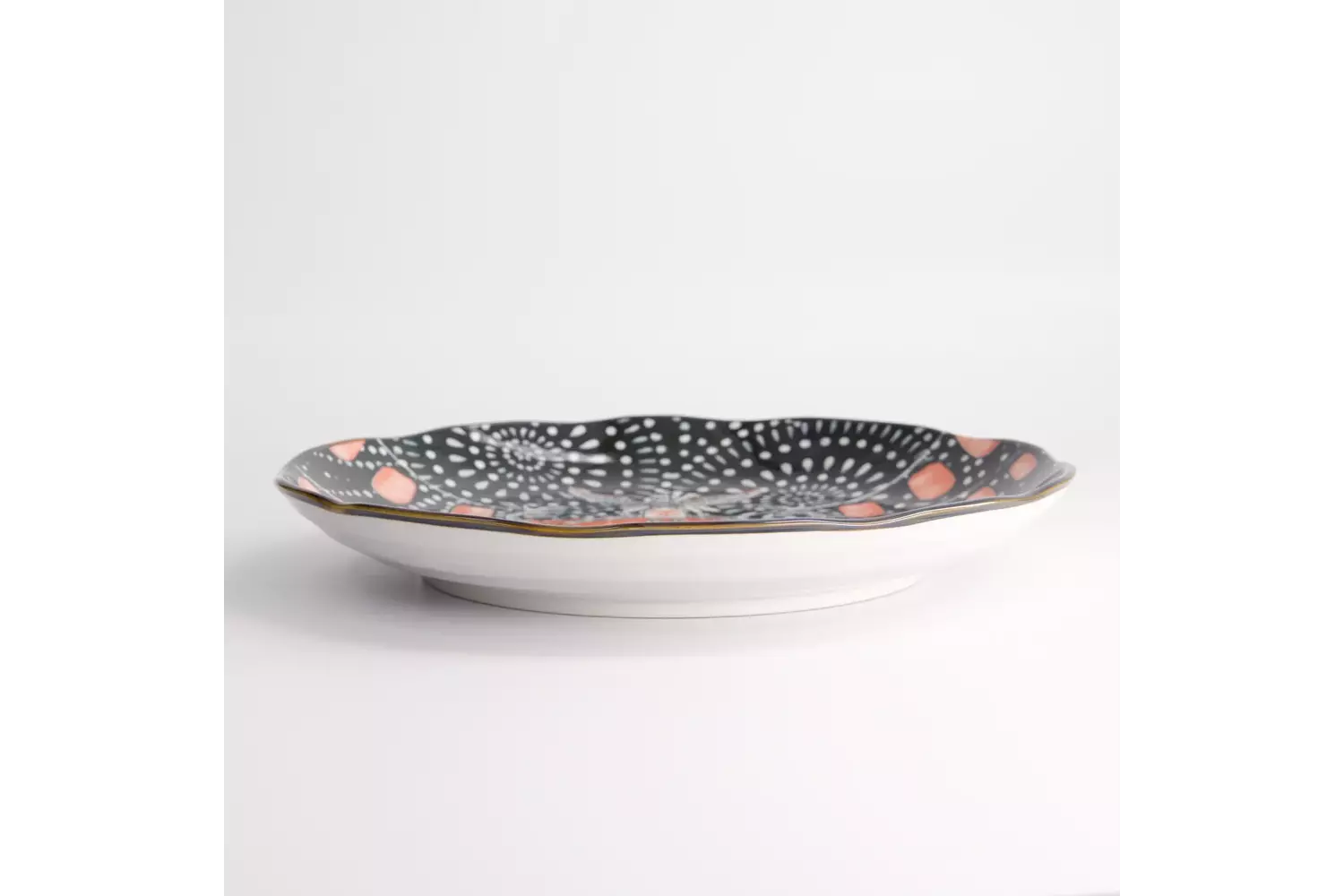 Tokyo Design Studio - Asakusa Round Plate 25x3cm Matsur 4pcs