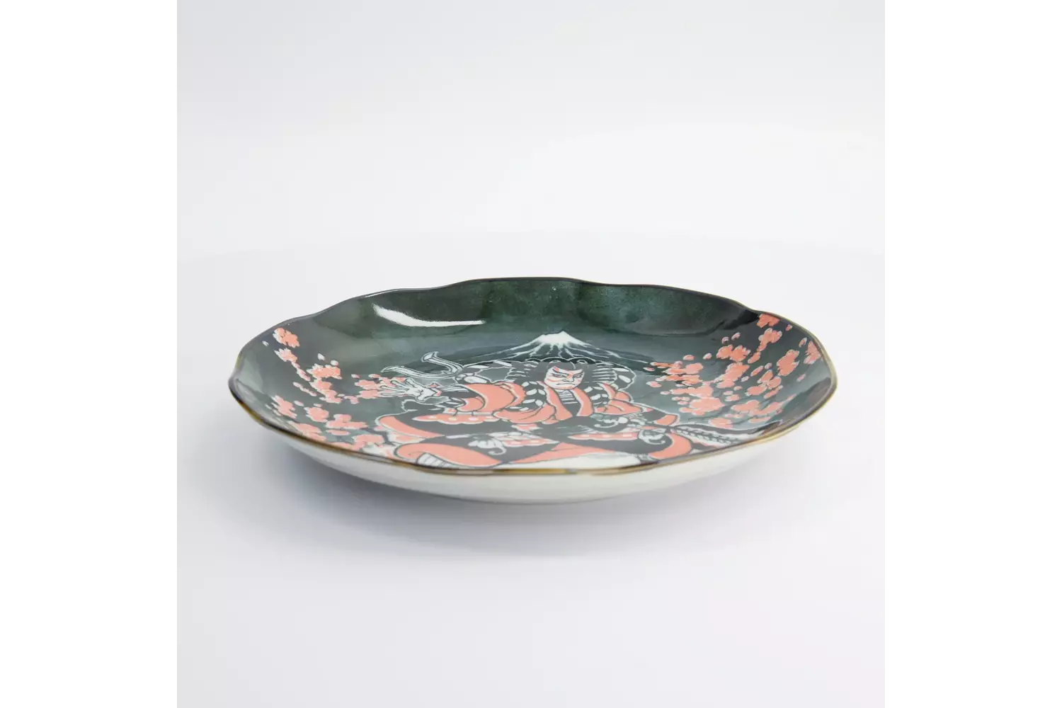 Tokyo Design Studio - Asakusa Round Plate 25x3cm Kabuki 4pcs