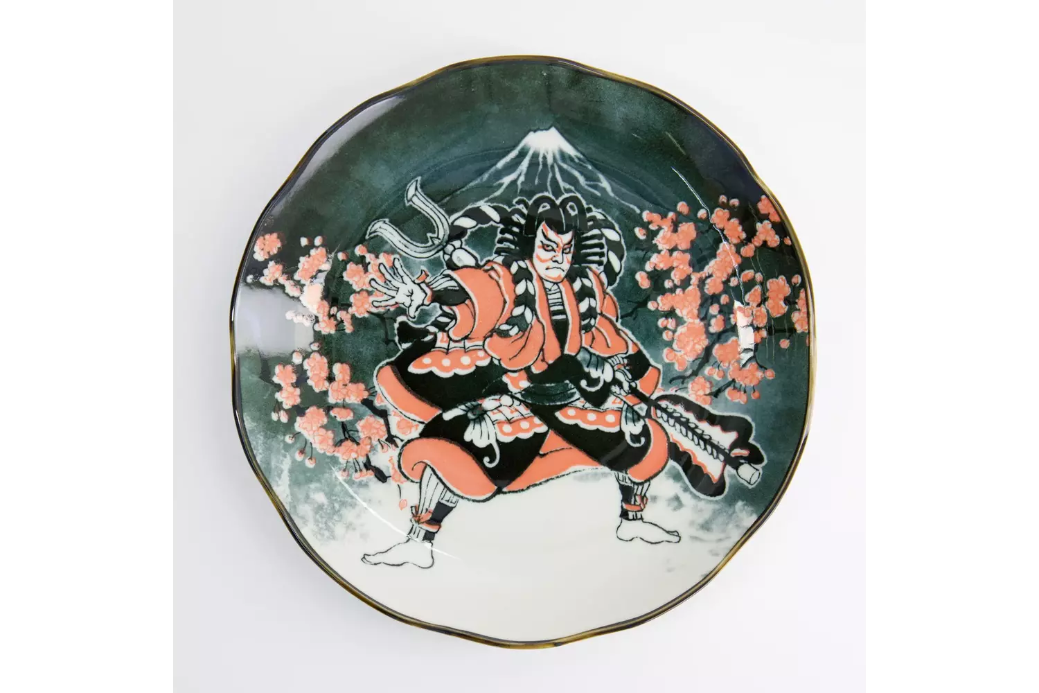 Tokyo Design Studio - Asakusa Round Plate 25x3cm Kabuki 4pcs