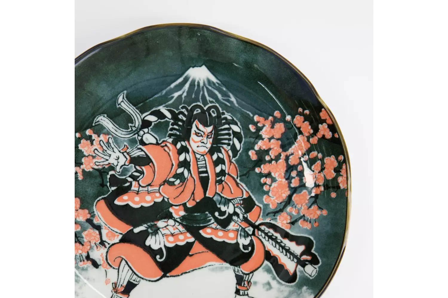 Tokyo Design Studio - Asakusa Round Plate 25x3cm Kabuki 4pcs
