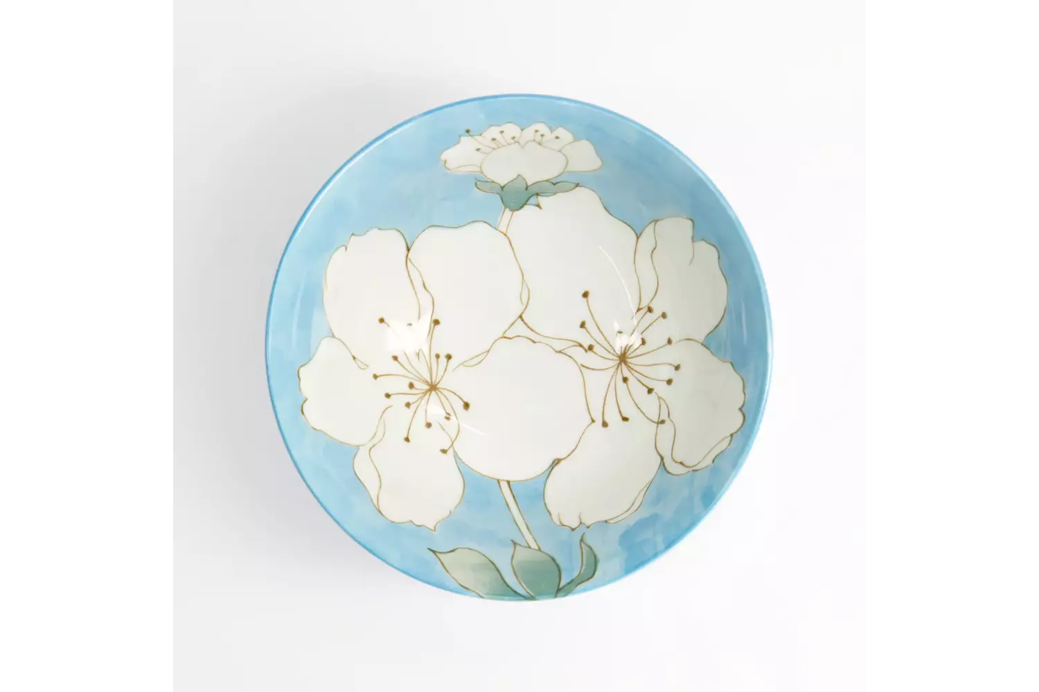 Tokyo Design Studio Sakura Blue Bowl 15x7cm 500ml 6pcs