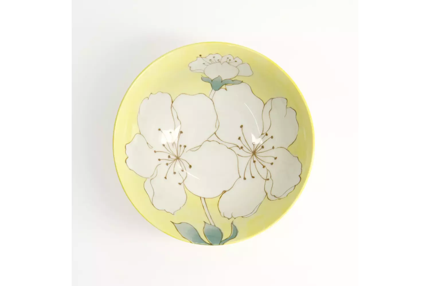 Tokyo Design Studio Sakura Yellow Bowl 15x7cm 500ml 6pcs