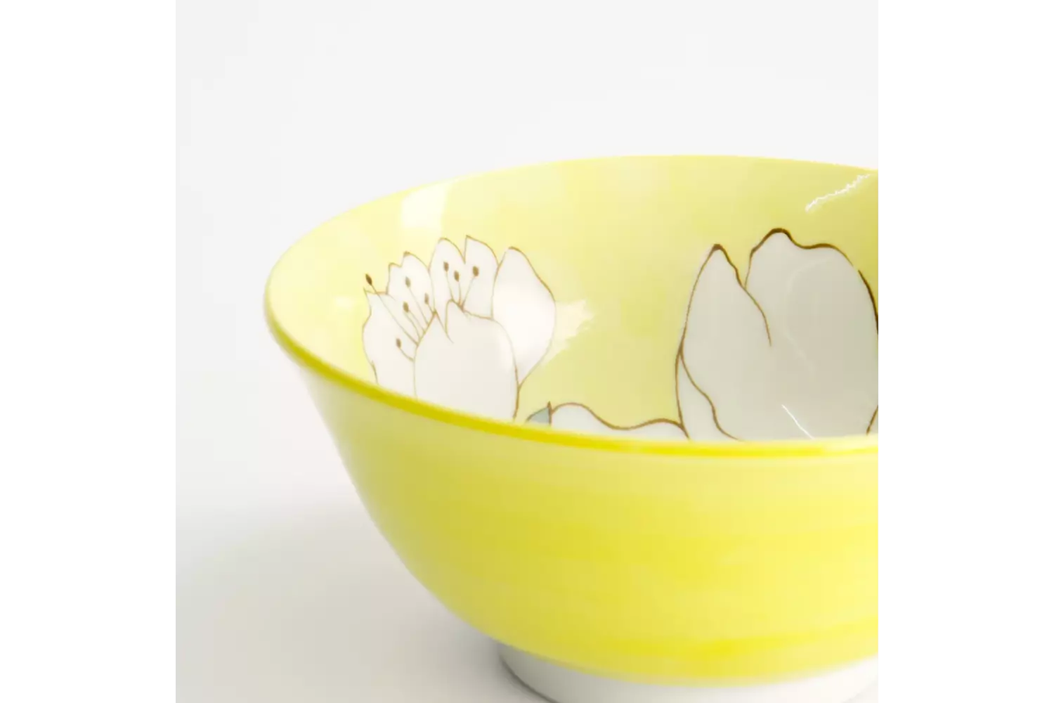 Tokyo Design Studio Sakura Yellow Bowl 15x7cm 500ml 6pcs