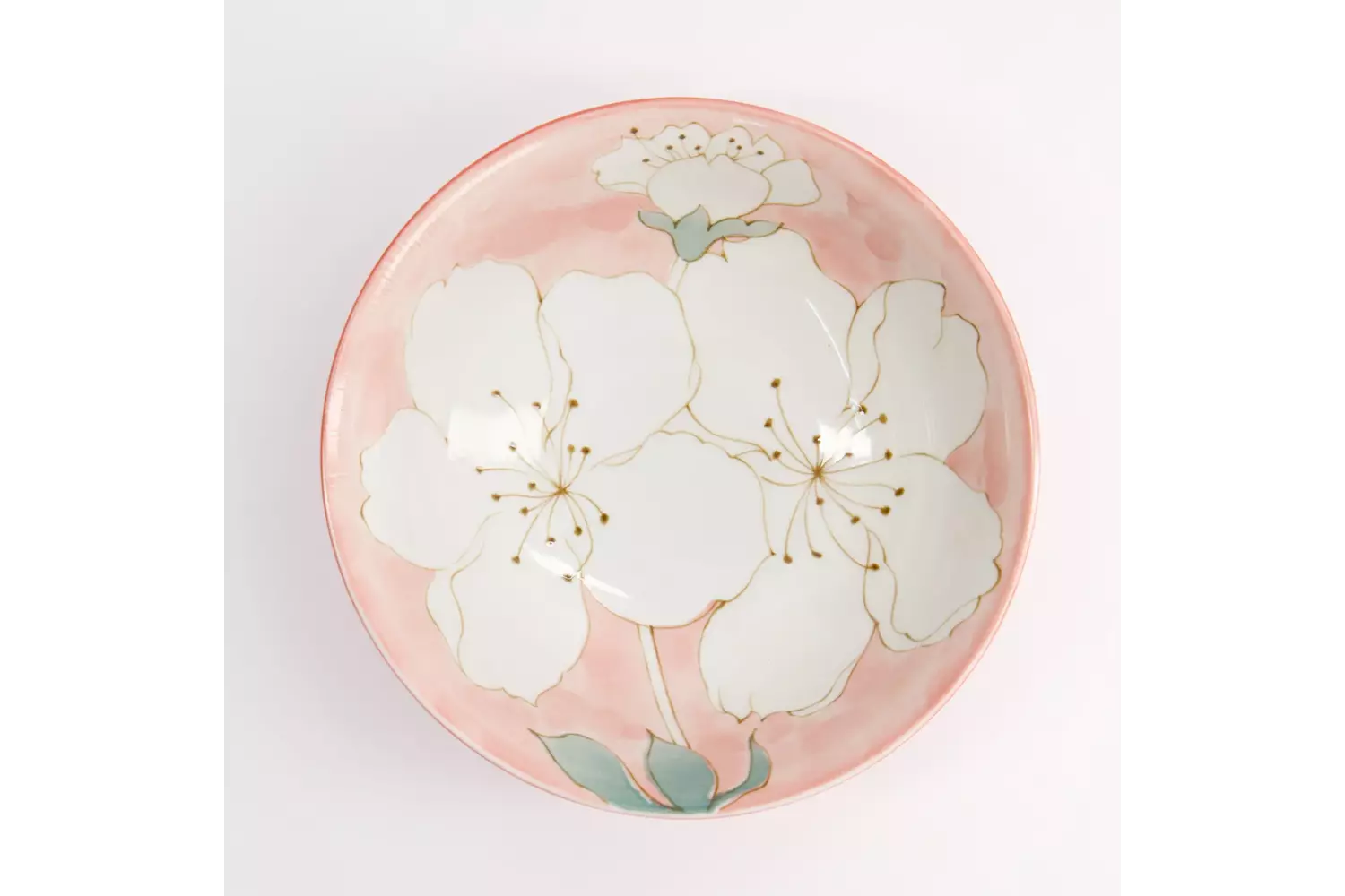Tokyo Design Studio Sakura Pink Ramen Bowl 19.5x7.5cm 4pcs