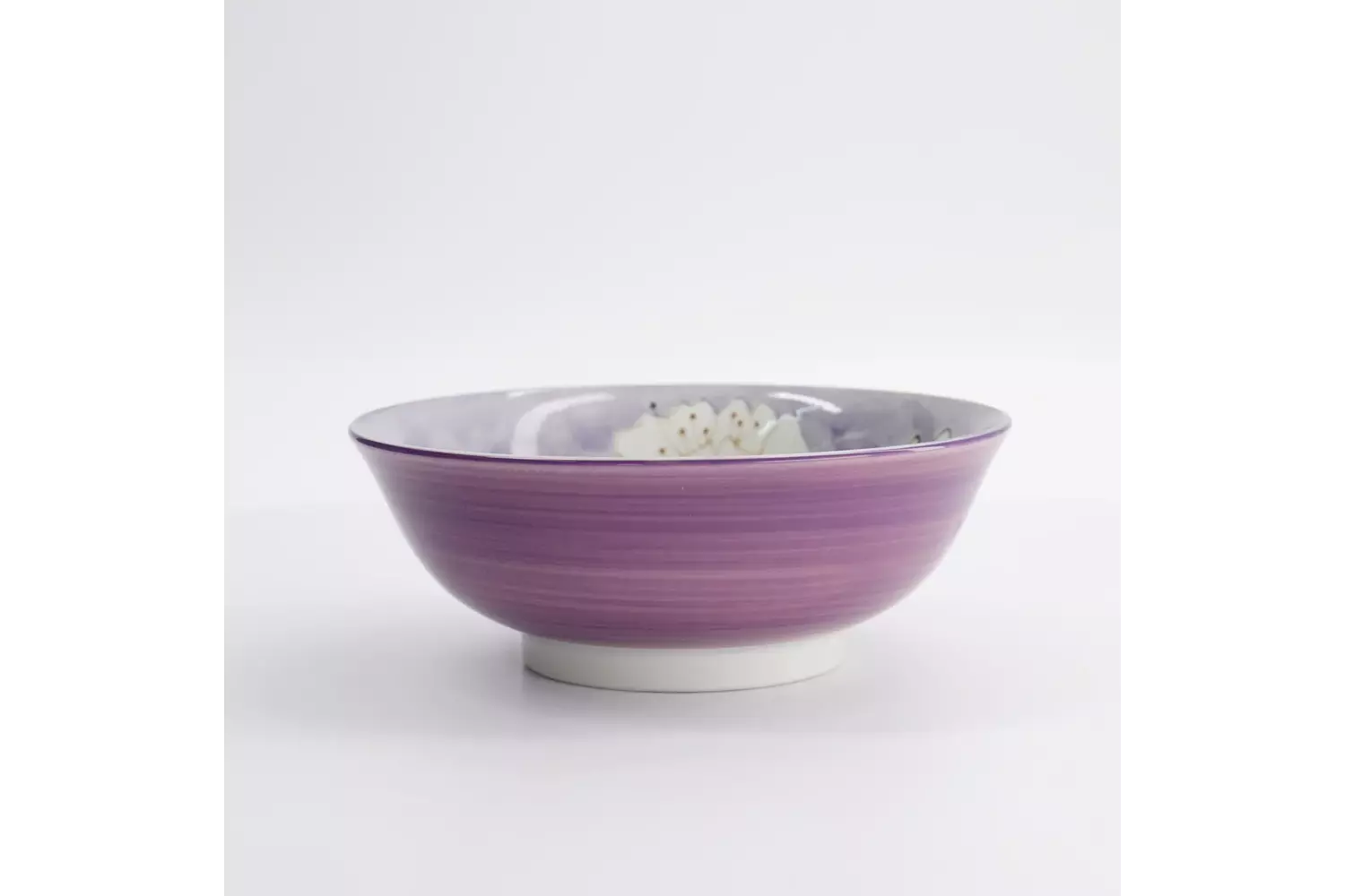 Tokyo Design Studio Sakura Purple Ramen Bowl 19.5x7.5cm 4pcs