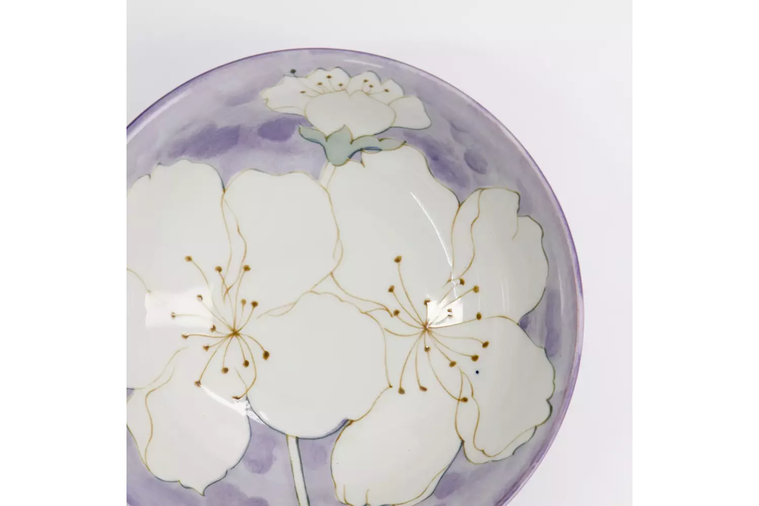 Tokyo Design Studio Sakura Purple Ramen Bowl 19.5x7.5cm 4pcs