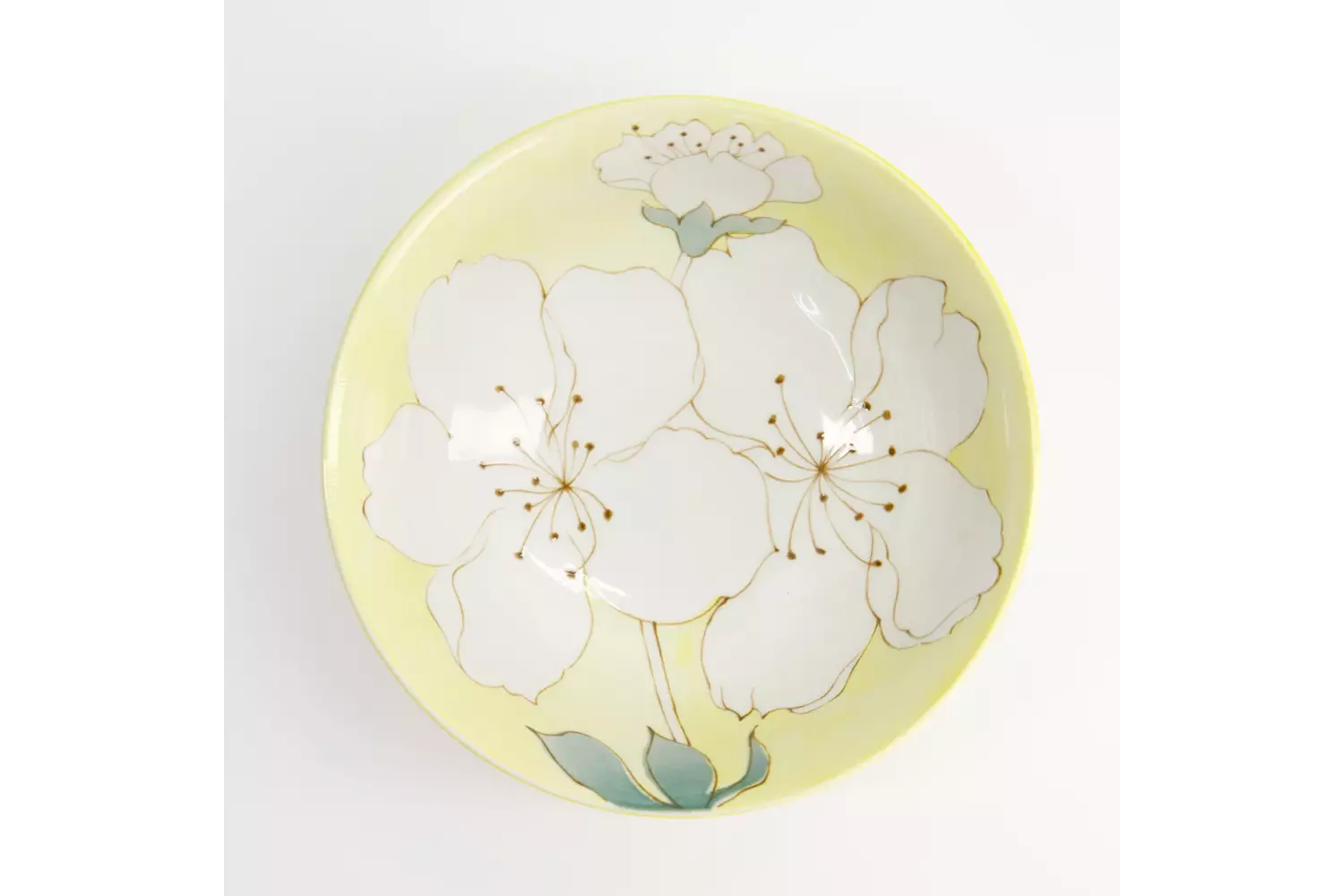Tokyo Design Studio - Sakura Yellow Ramen Bowl 19.5x7.5cm 6pcs