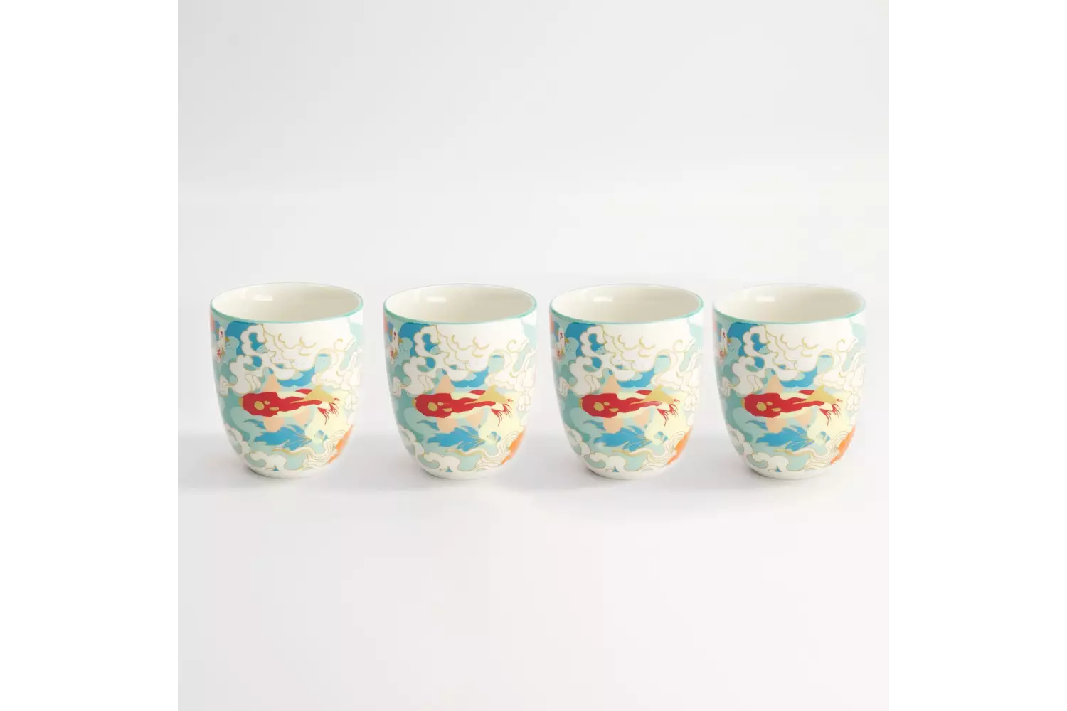 Tokyo Design Studio - Kawaii Goldfish Cup 4pcs. 7x8cm 170ml 1 set