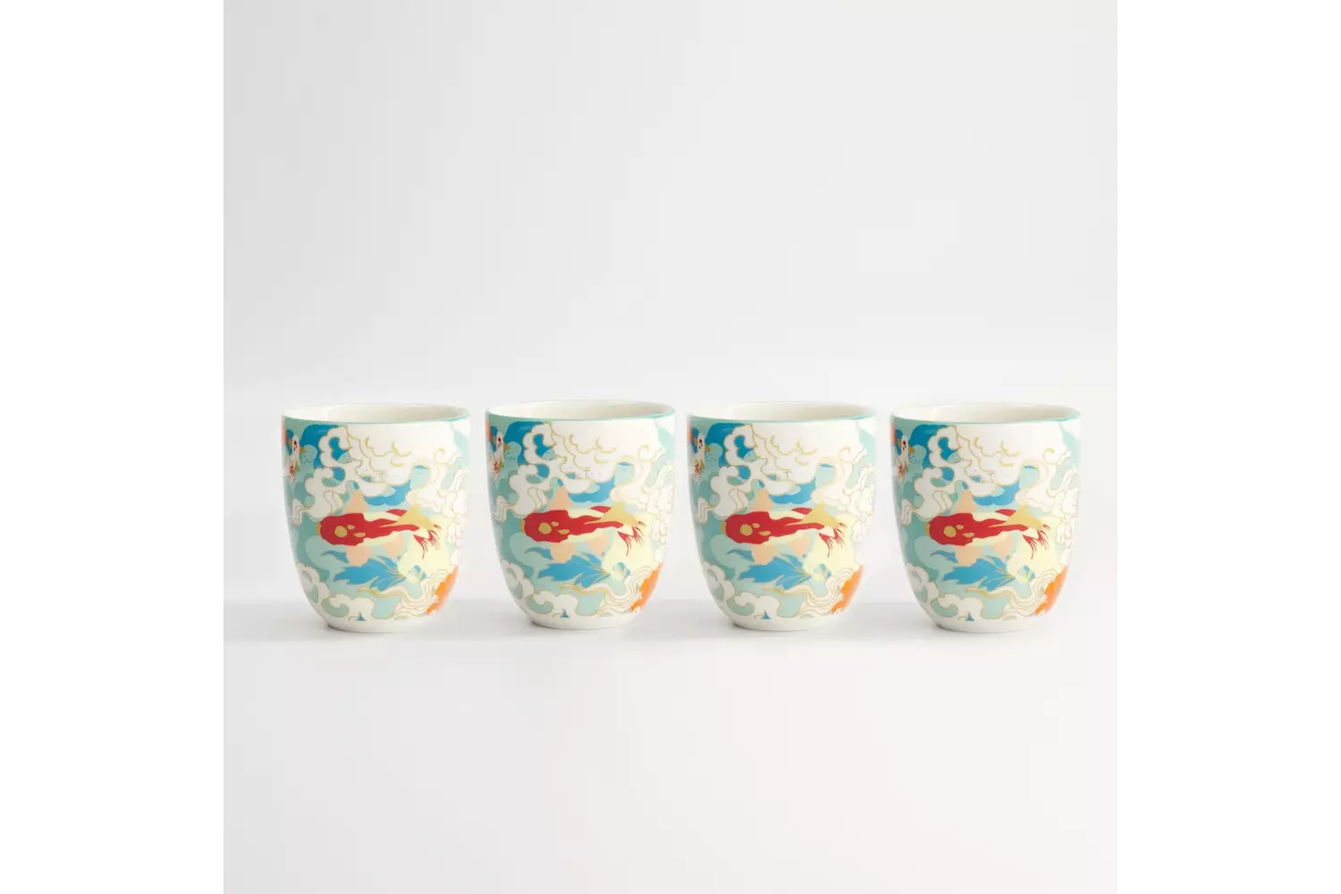 Tokyo Design Studio - Kawaii Goldfish Cup 4pcs. 7x8cm 170ml 1 set