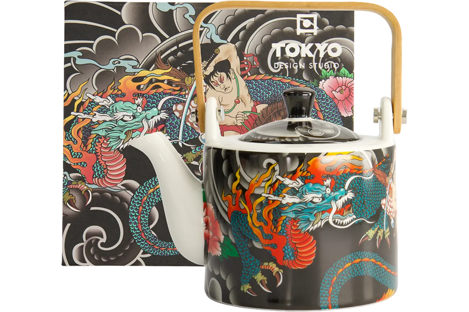 Tokyo Design Studio - Kawaii Yakuza Dragon Tea Pot Giftset 800ml
