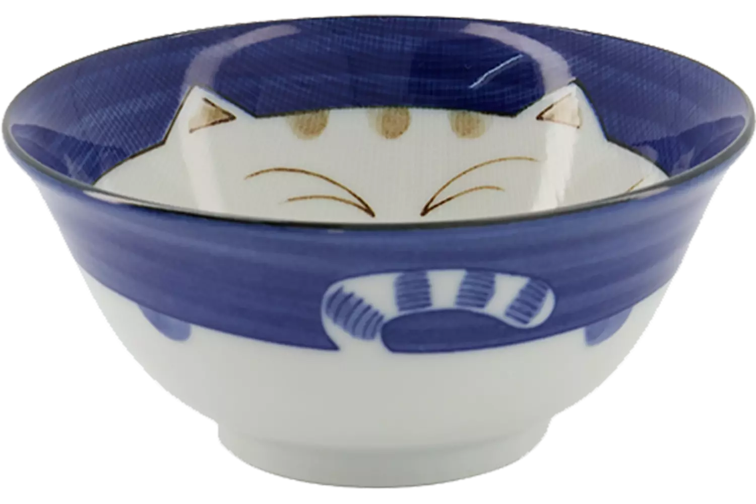 Tokyo Design Studio - Kawaii Bowl Lucky Cat Tayo Blue 500ml
