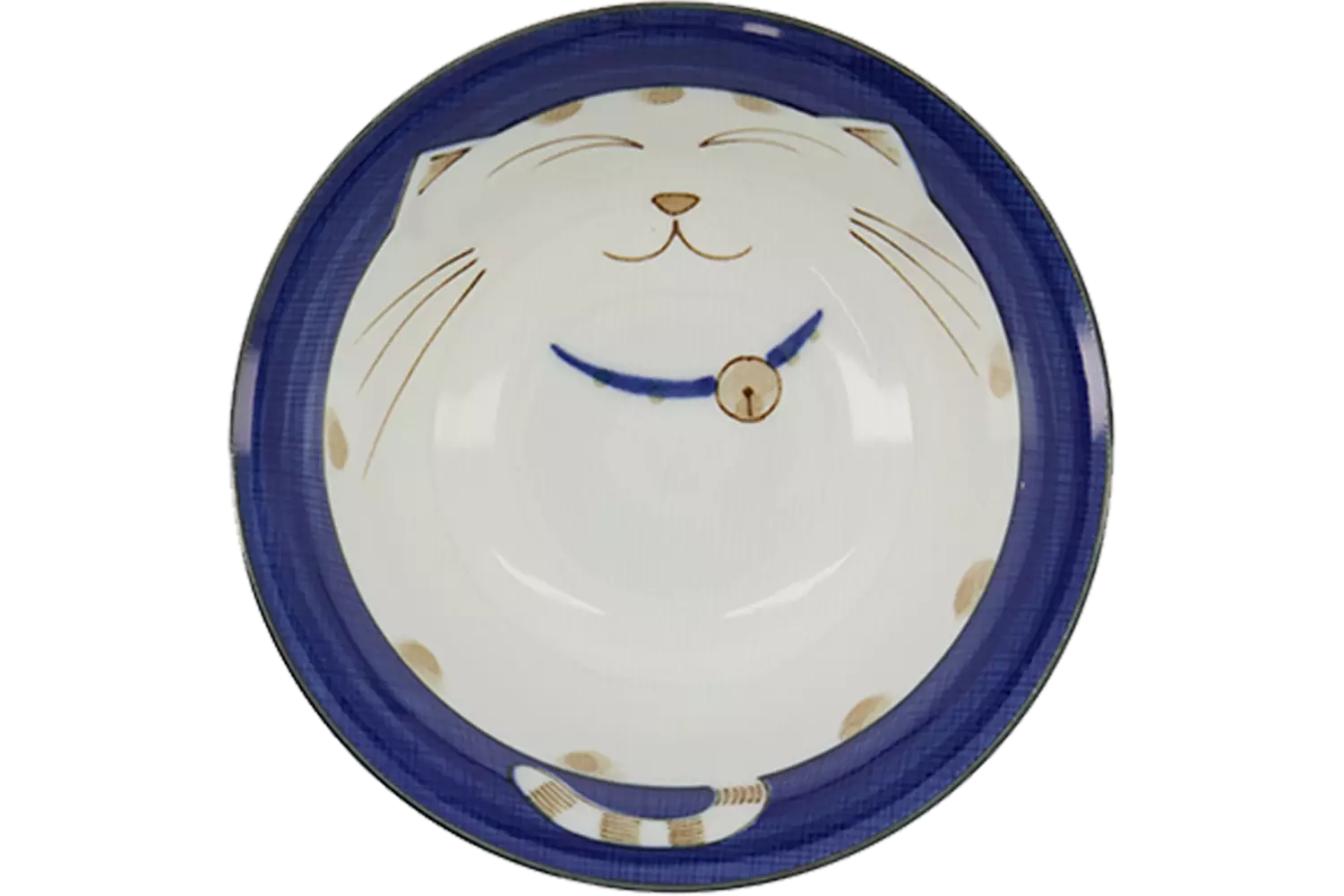 Tokyo Design Studio - Kawaii Bowl Lucky Cat Tayo Blue 500ml