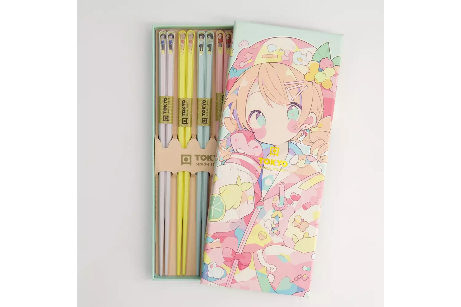 Tokyo Design Studio - Chopstick Giftset/5 Anime 10 sets