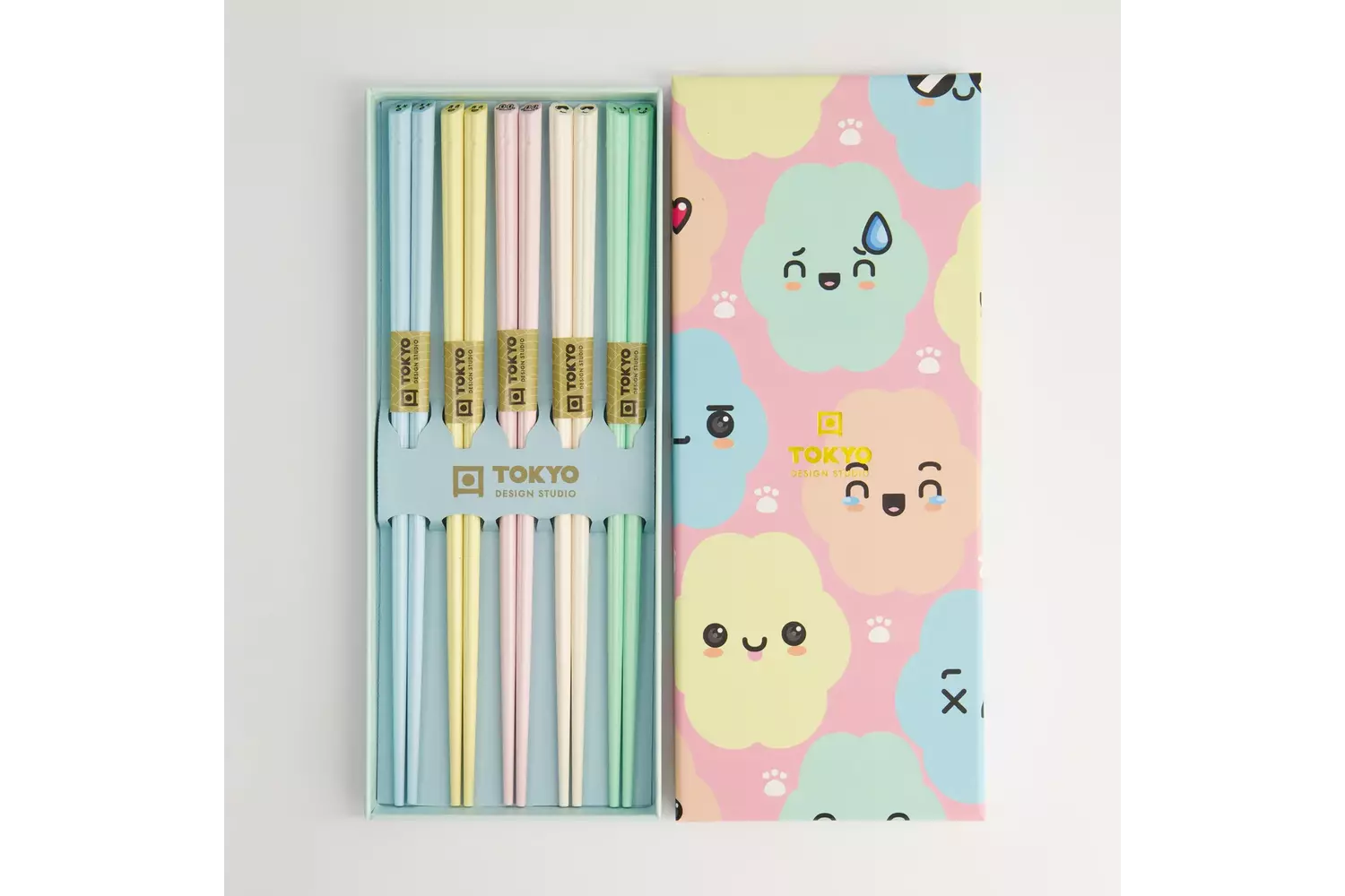 Tokyo Design Studio - Chopstick Giftset/5 Cloud Emoji 10 sets