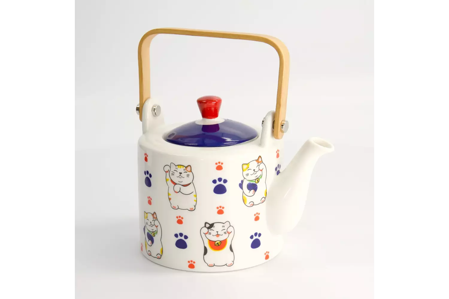 Tokyo Design Studio - Kawaii Lucky Cat Tea Pot Giftset 800ml 1pc