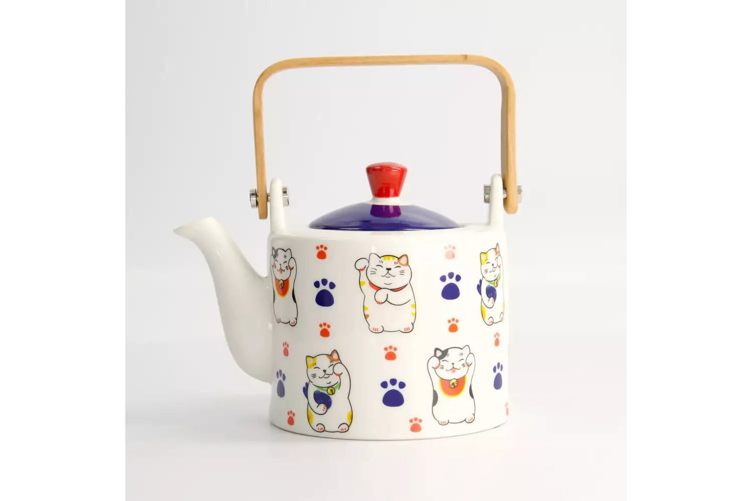Tokyo Design Studio - Kawaii Lucky Cat Tea Pot Giftset 800ml 1pc