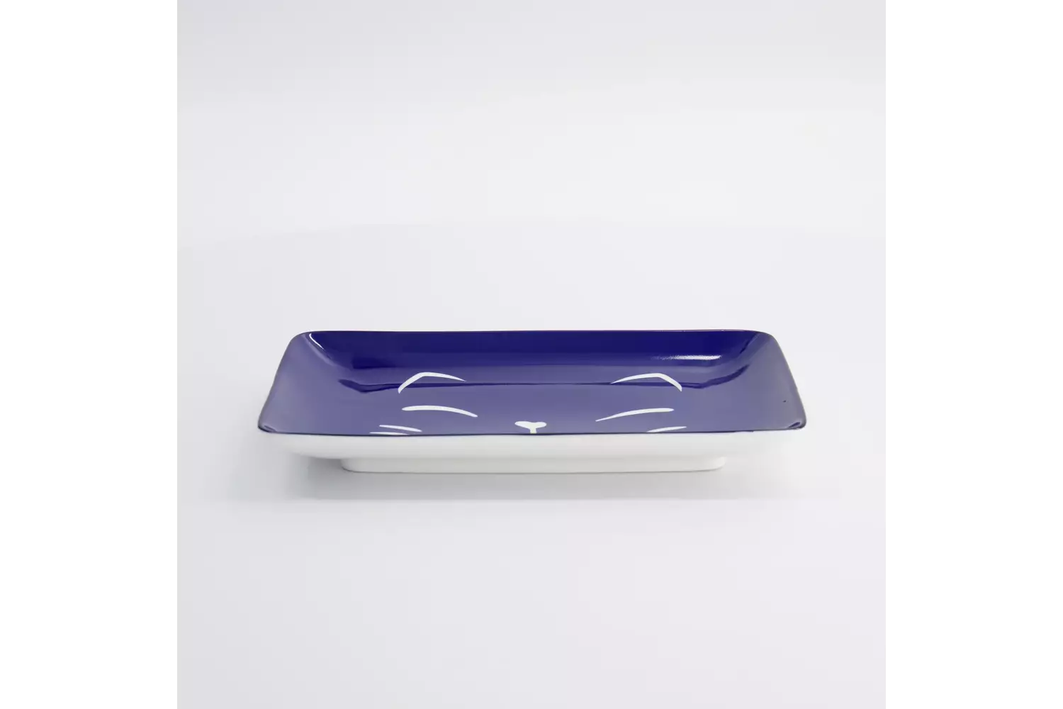 Tokyo Design Studio - Kawaii Lucky Cat Sushi Plate 21x13.5cm Blue 6pcs