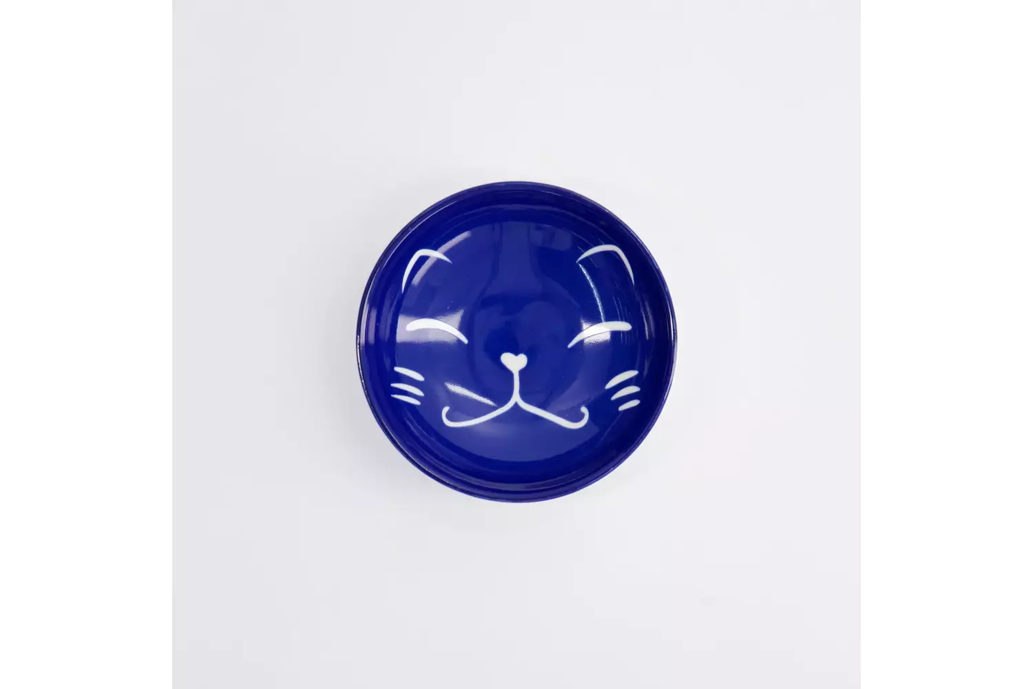 Tokyo Design Studio - Kawaii Lucky Cat Sauce Plate 9x2.5cm Blue 6pcs