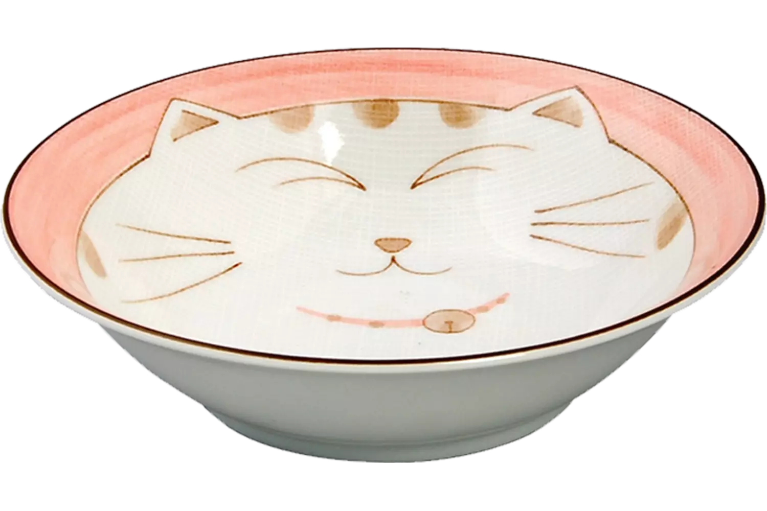 Tokyo Design Studio - Kawaii Bowl Lucky Cat Pink 450ml