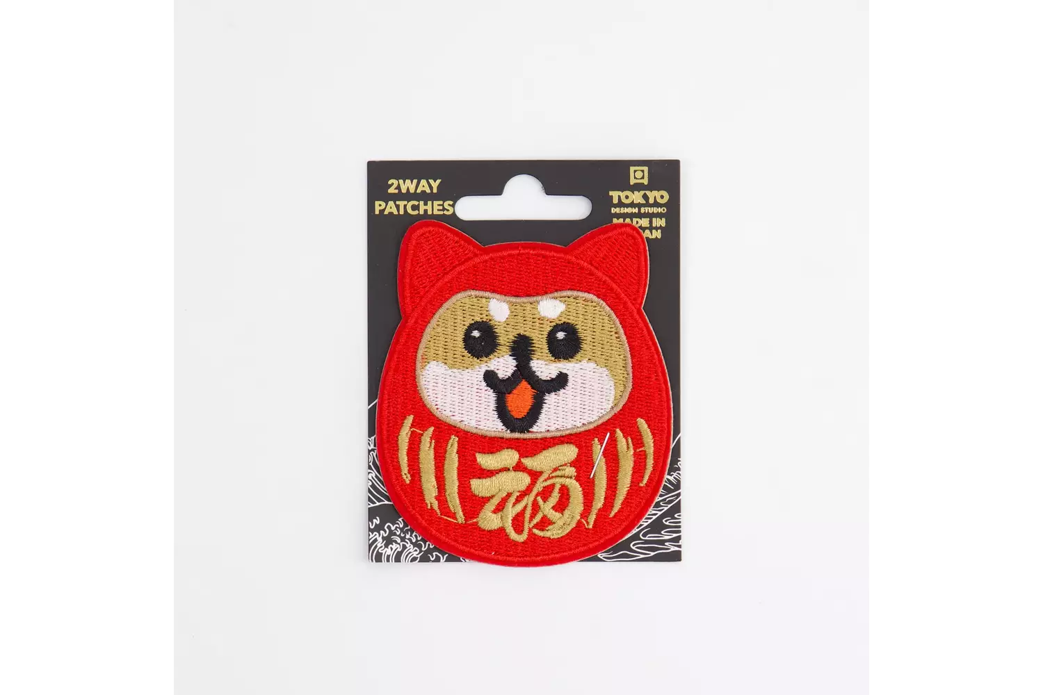 Tokyo Design Studio - Patch 2Way Daruma Shiba-Dog 1pc