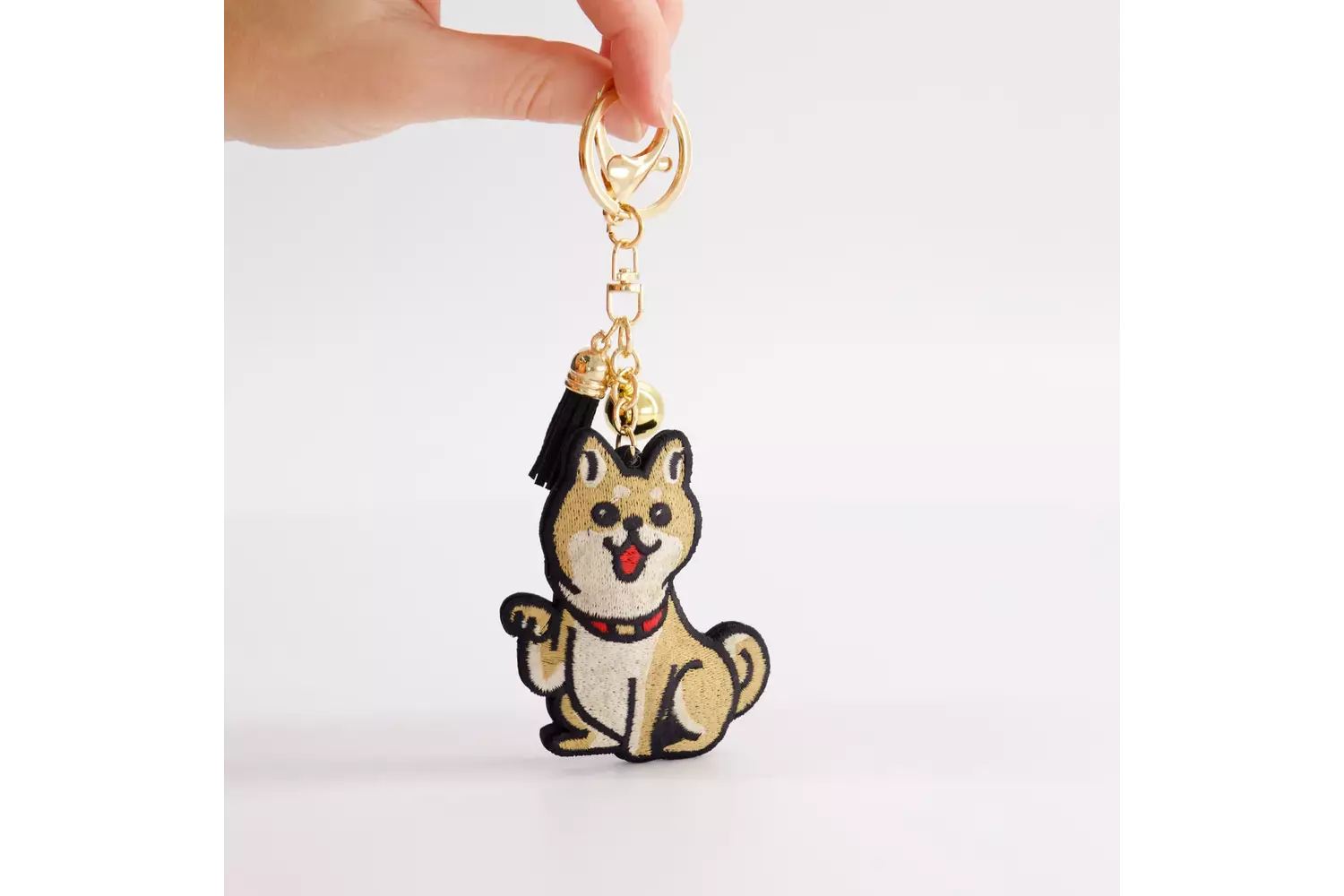 Tokyo Design Studio - Patch Keychain Shiba-Dog 1pc