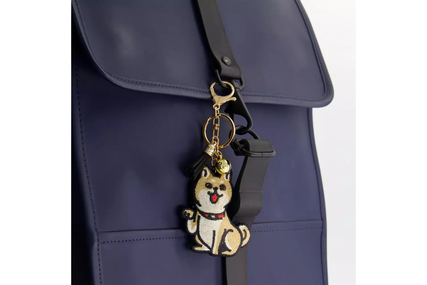 Tokyo Design Studio - Patch Keychain Shiba-Dog 1pc