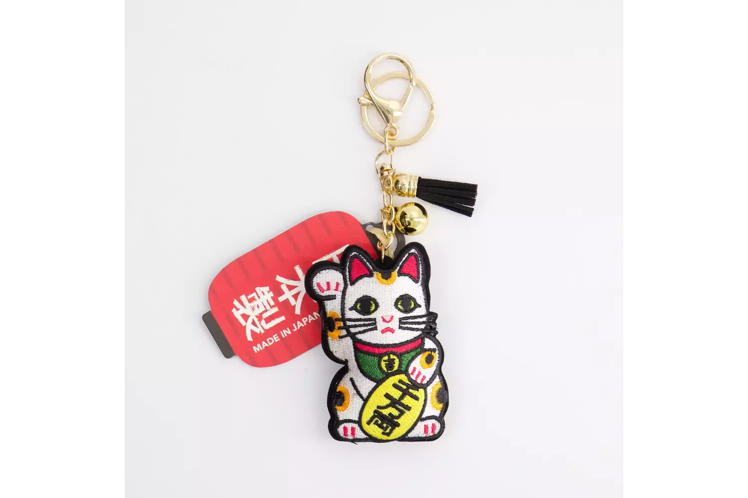 Tokyo Design Studio - Patch Keychain Lucky Cat  1pc