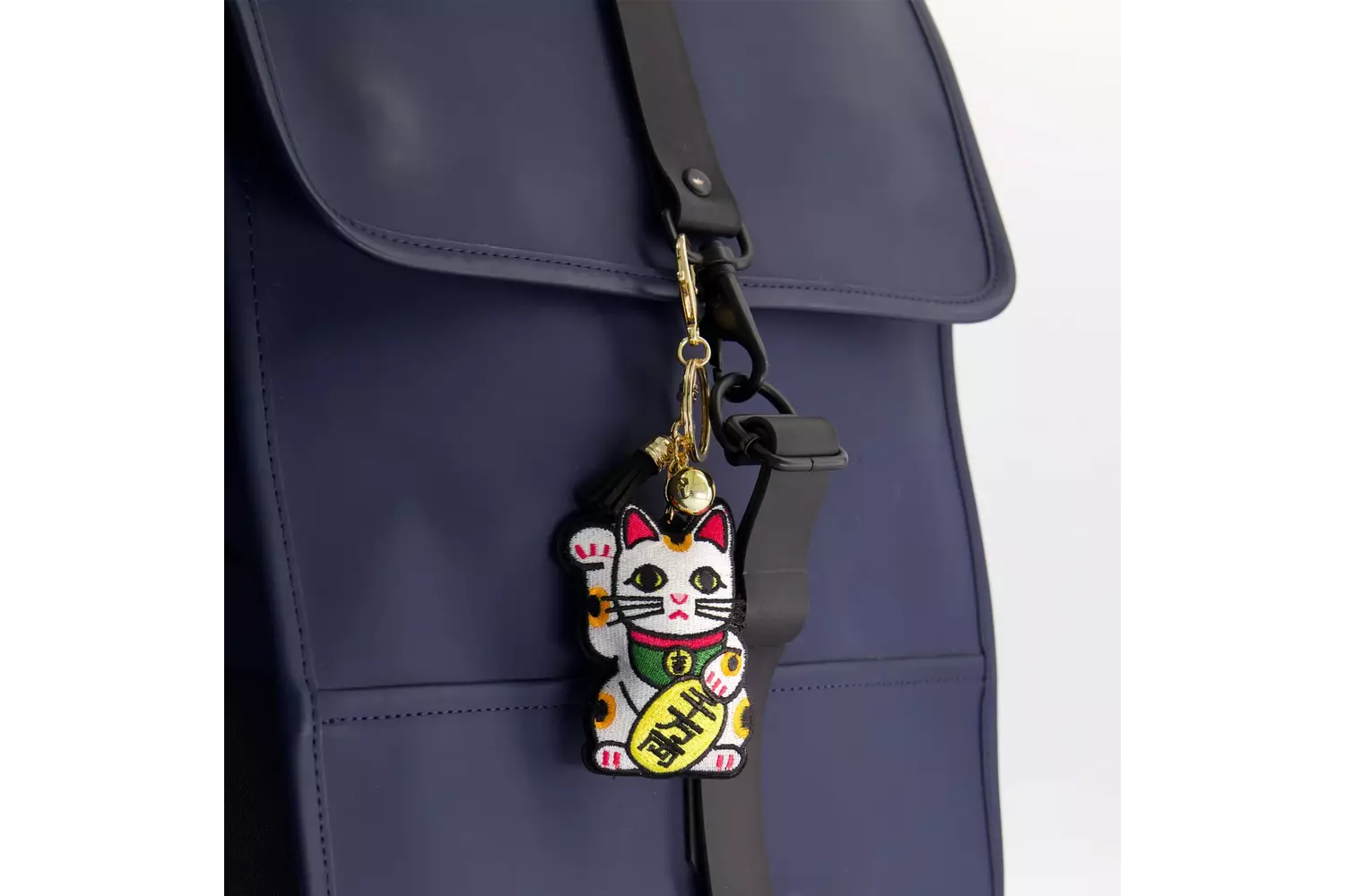 Tokyo Design Studio - Patch Keychain Lucky Cat  1pc
