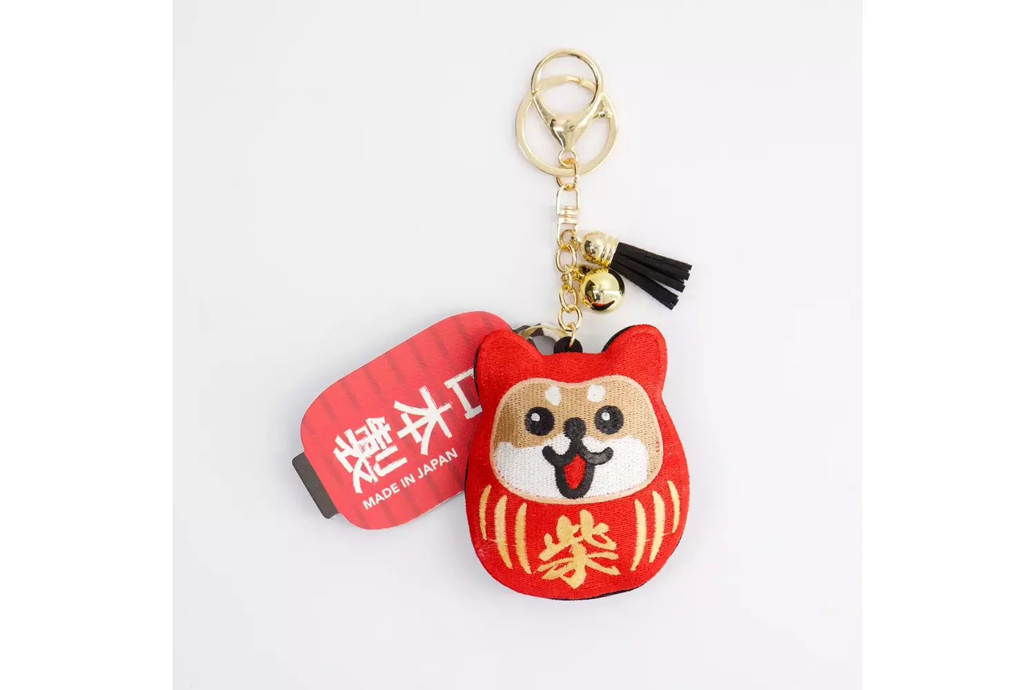 Tokyo Design Studio - Patch Keychain Daruma Shiba-Dog 1pc