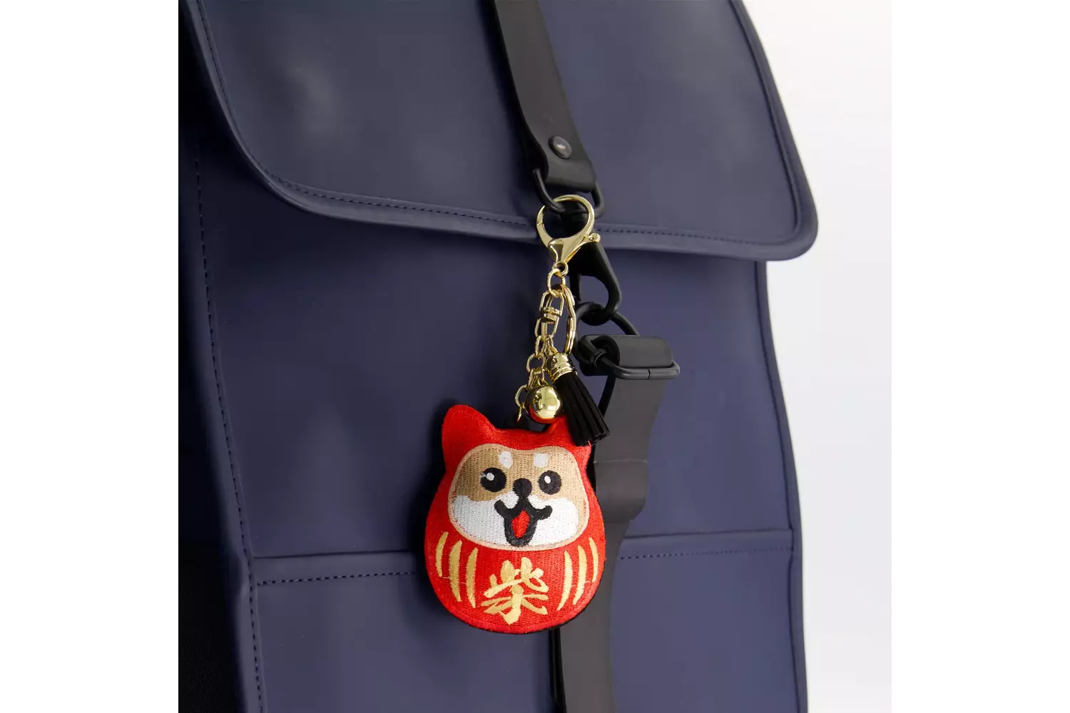 Tokyo Design Studio - Patch Keychain Daruma Shiba-Dog 1pc