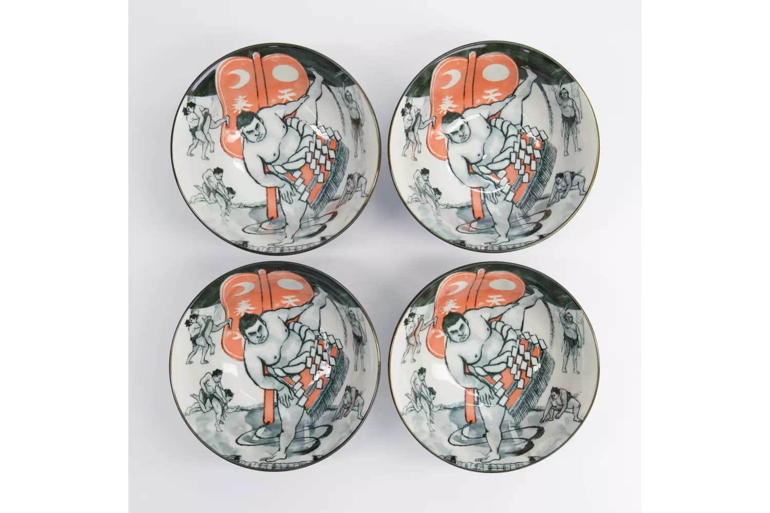 Tokyo Design Studio - Asakusa 4pcs Giftset 14.8x7cm Sumo 550ml 1 set