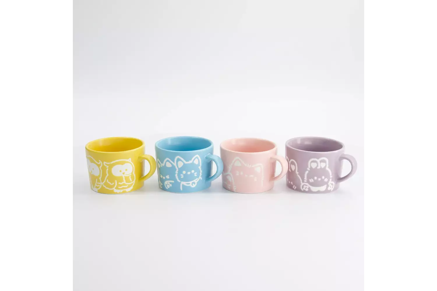 Tokyo Design Studio - Kawaii Animals Mug 4pcs Giftset 8x6cm 2 sets
