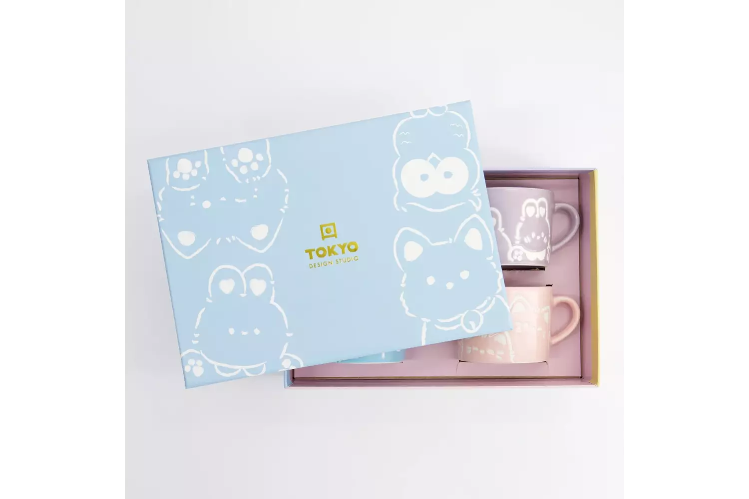 Tokyo Design Studio - Kawaii Animals Mug 4pcs Giftset 8x6cm 2 sets
