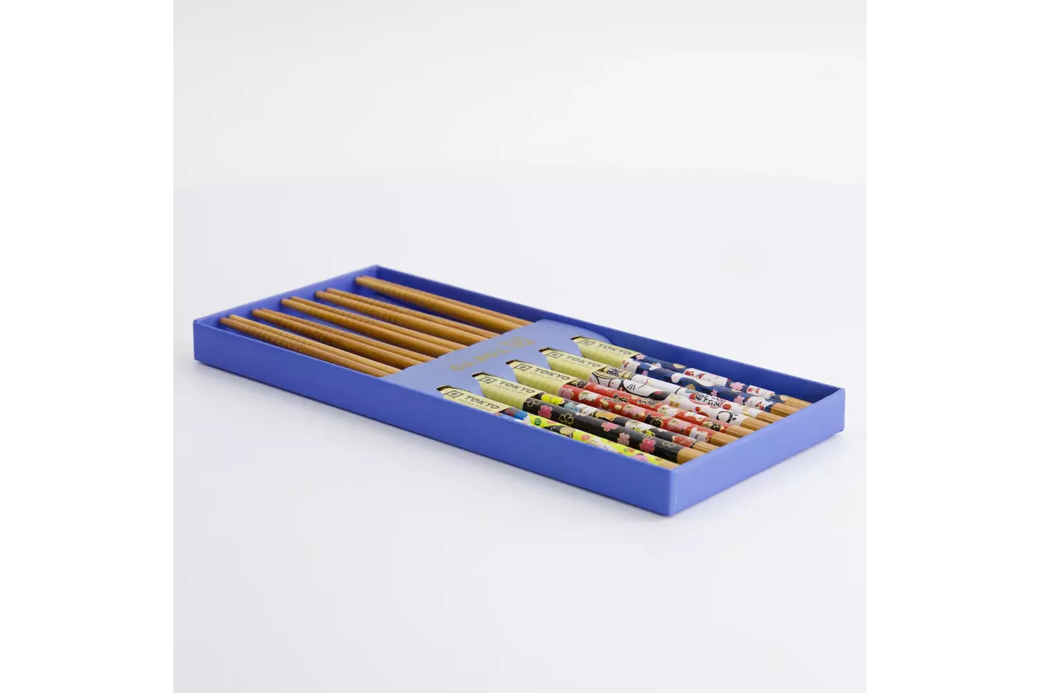 Tokyo Design Studio - Chopstick Giftset/5 Lucky Cat/Carp 10 sets