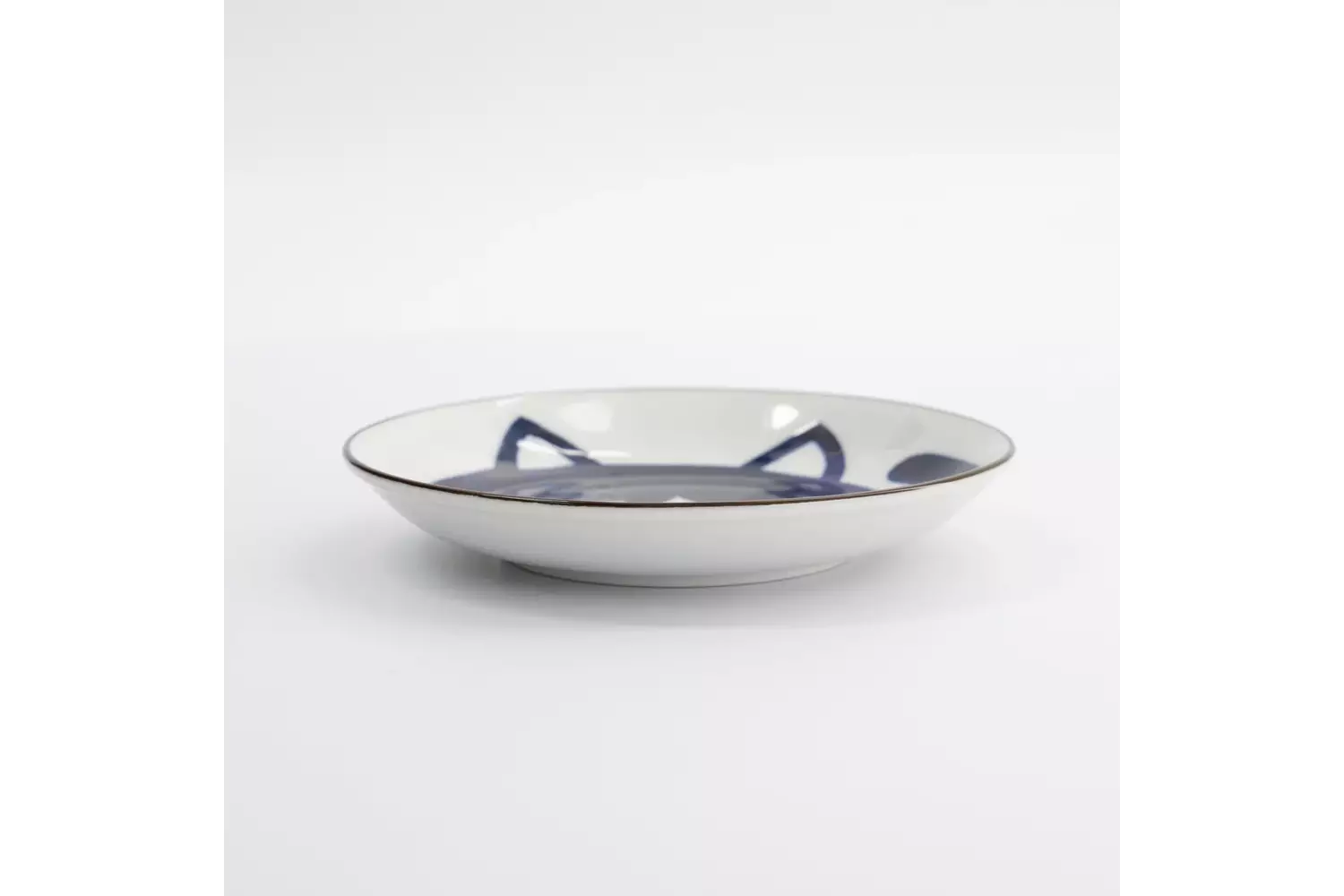 Tokyo Design Studio - Kawaii Round Plate Cat Neko 16.7x2.8cm 6pcs