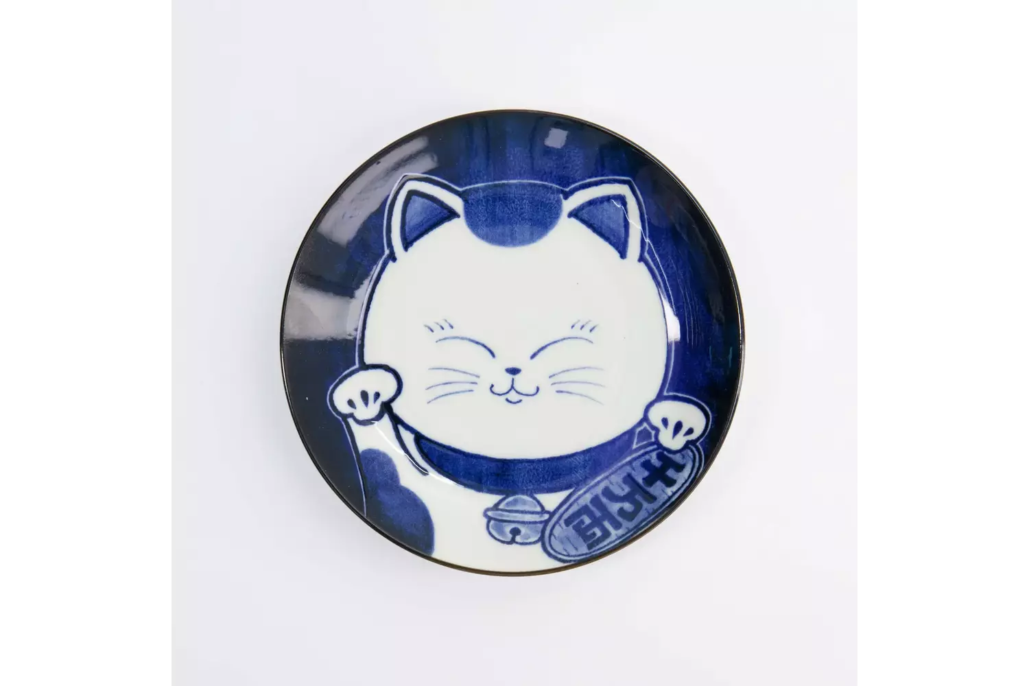 Tokyo Design Studio - Kawaii Round Plate Cat Neko 16.7x2.8cm F 6pcs