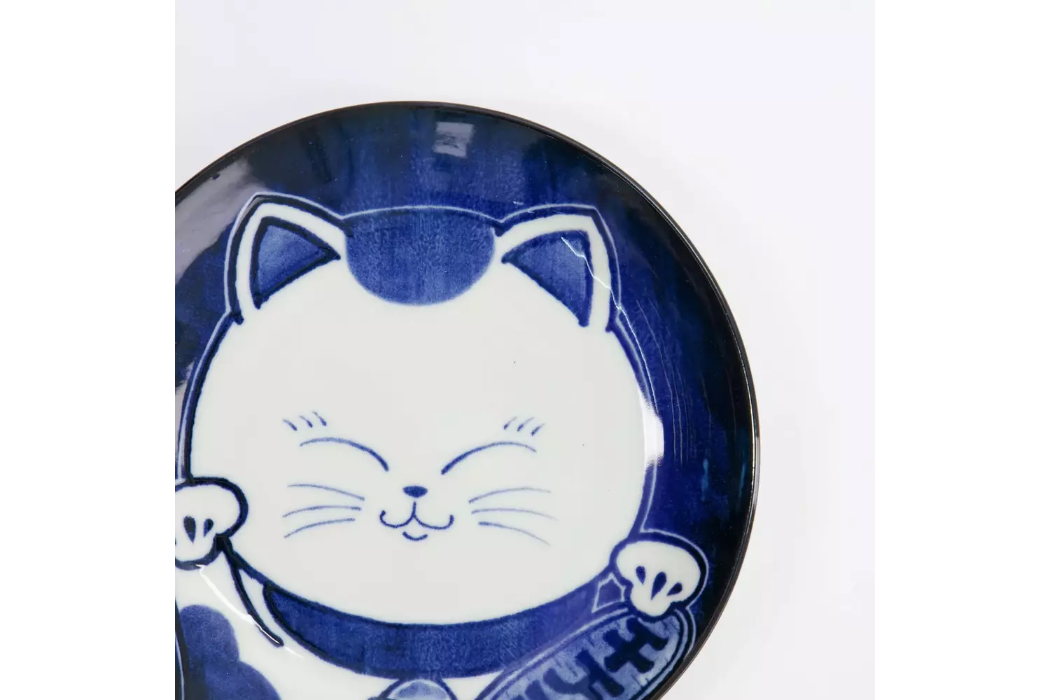 Tokyo Design Studio - Kawaii Round Plate Cat Neko 16.7x2.8cm F 6pcs