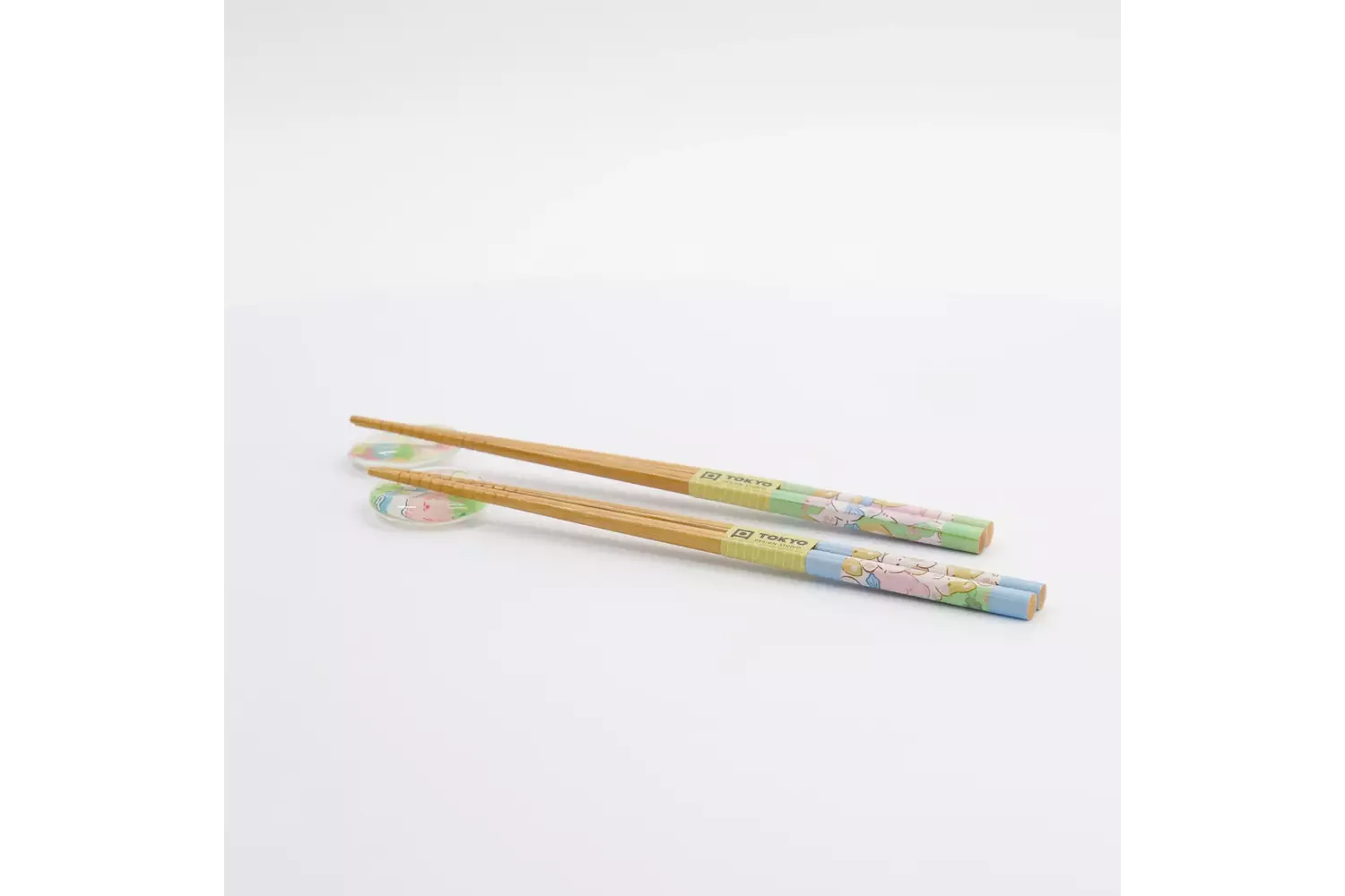 Tokyo Design Studio - Chopstick Giftset Chopstick and Rest/4 Kawaii Animals 10 sets
