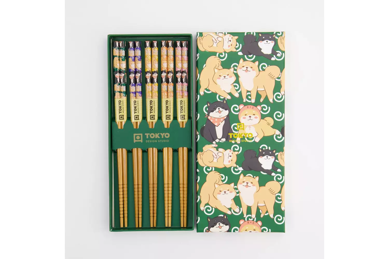 Tokyo Design Studio - Chopstick Giftset/5 Shiba 10 sets