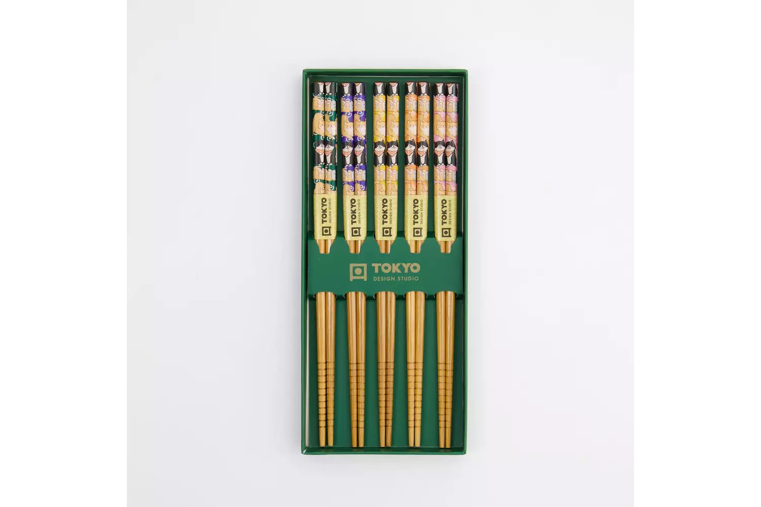 Tokyo Design Studio - Chopstick Giftset/5 Shiba 10 sets
