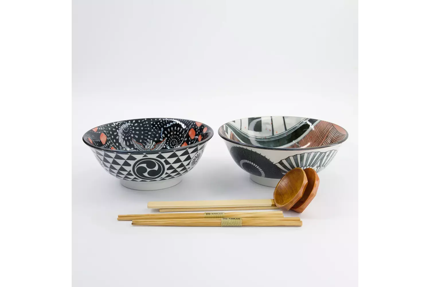 Tokyo Design Studio - Asakusa 6pcs. Ramen Giftset 20.5x8cm 1250ml C 1 set