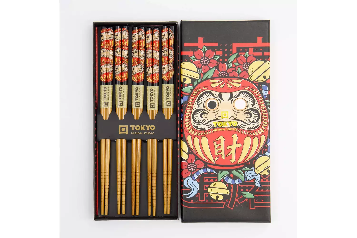 Tokyo Design Studio - Chopstick Giftset/5 Daruma 10 sets
