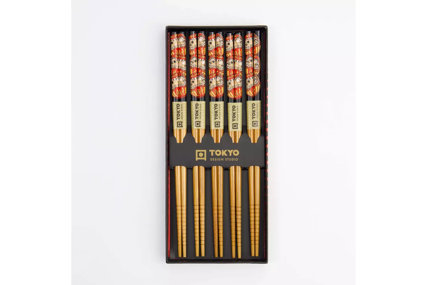 Tokyo Design Studio - Chopstick Giftset/5 Daruma 10 sets