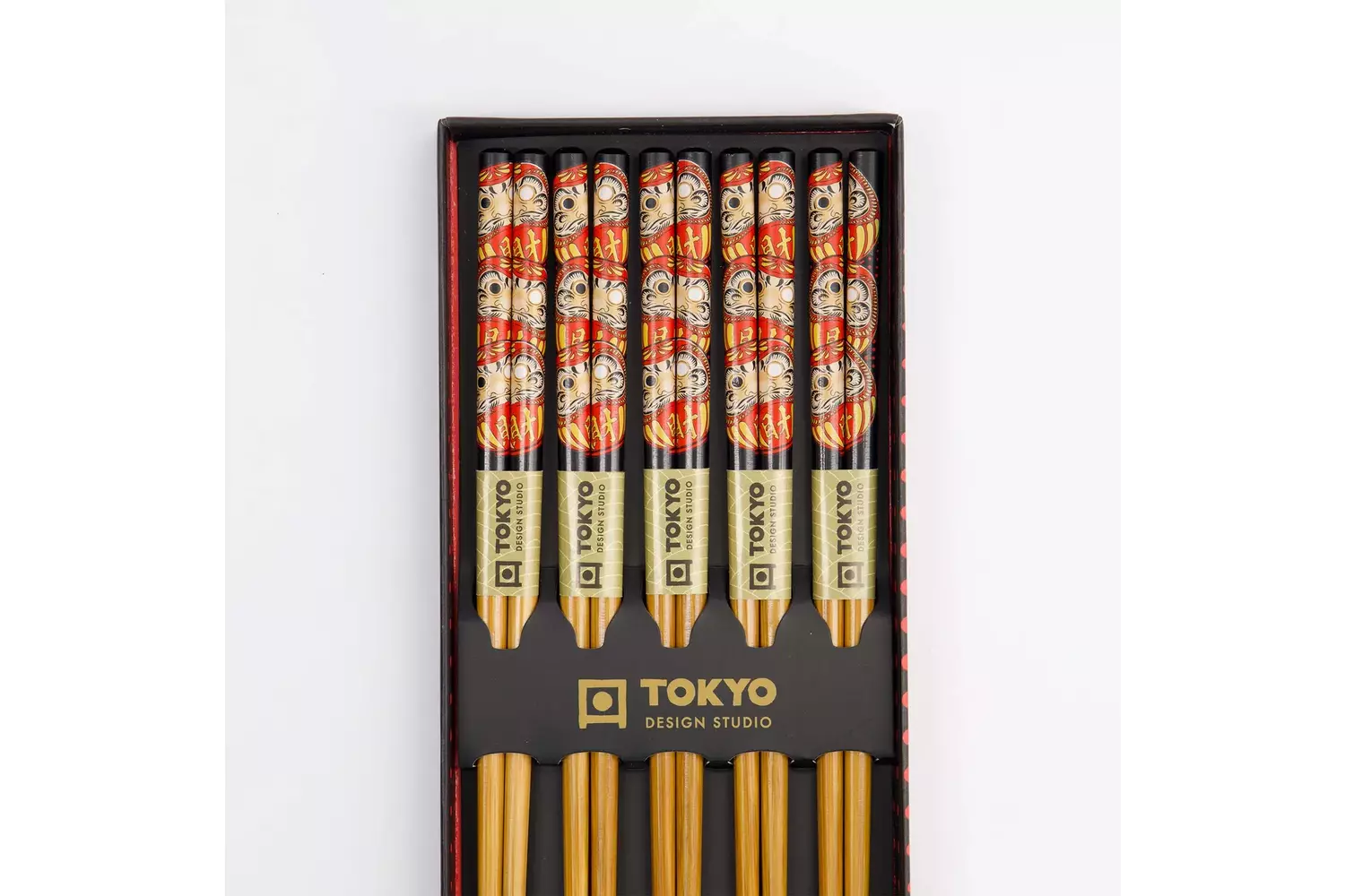 Tokyo Design Studio - Chopstick Giftset/5 Daruma 10 sets