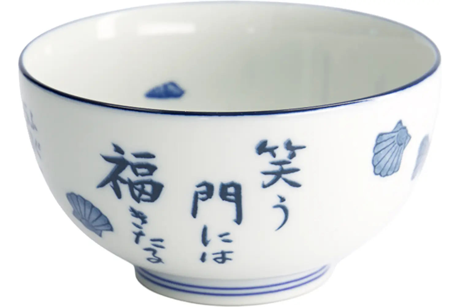 Tokyo Design Studio - Kawaii Bowl Fugu Okonomi 13x7.2cm. Blue 500ml