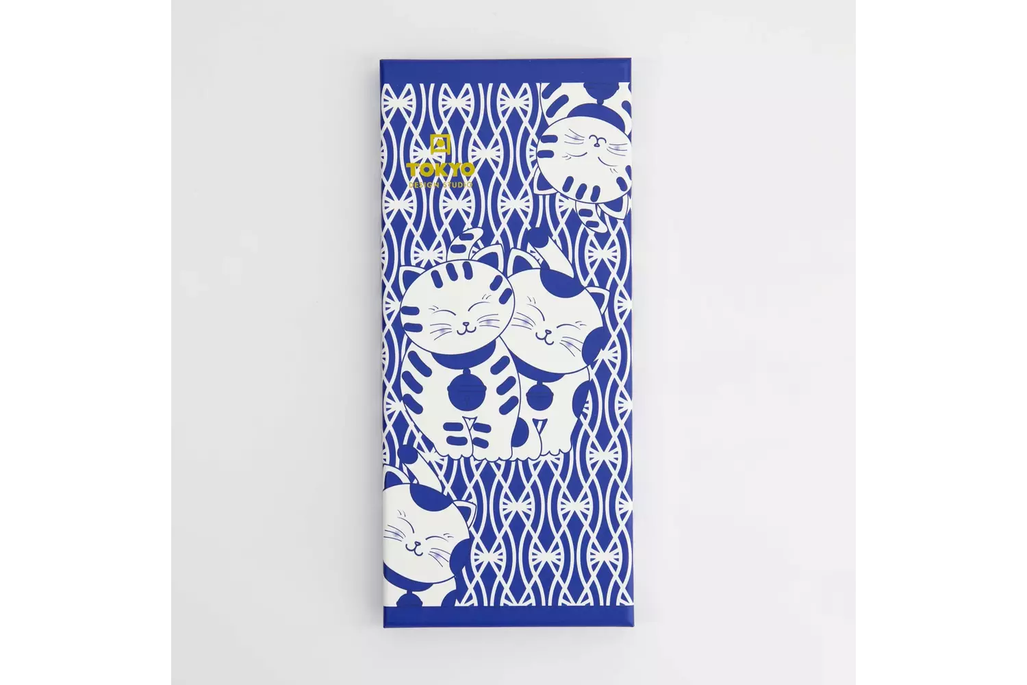 Tokyo Design Studio - Chopstick Giftset/5 Neko Cat Blue AH-01 10 sets