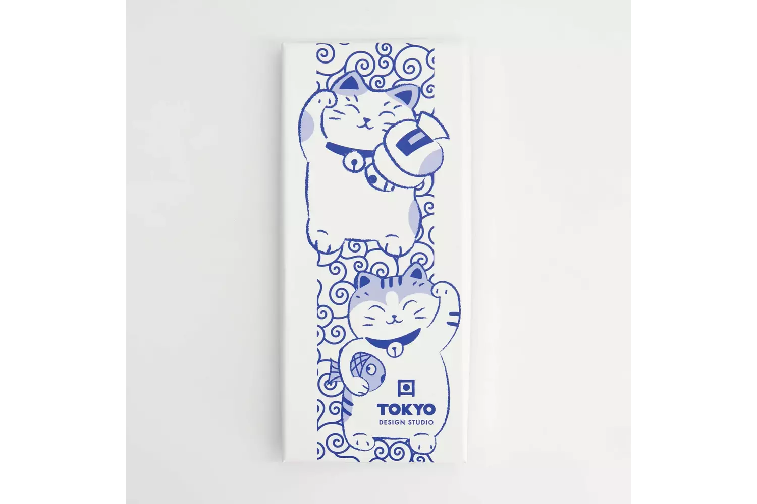 Tokyo Design Studio - Chopstick Giftset/5 Neko Cat Blue AH-02 10 sets