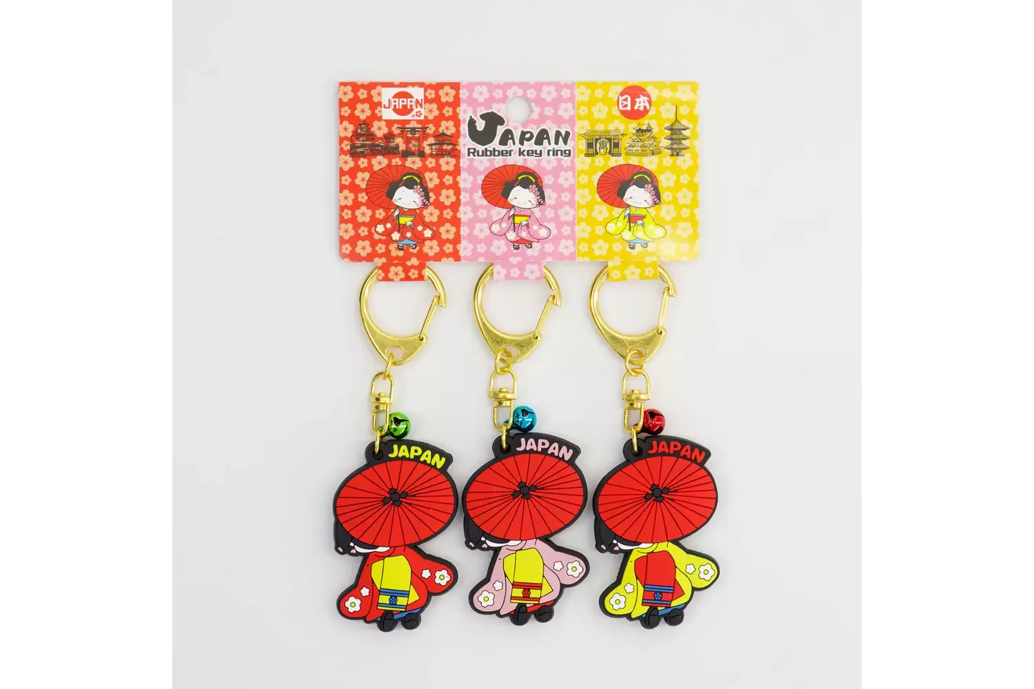 Tokyo Design Studio - Keychain Japan Geisha 3pcs 5 sets