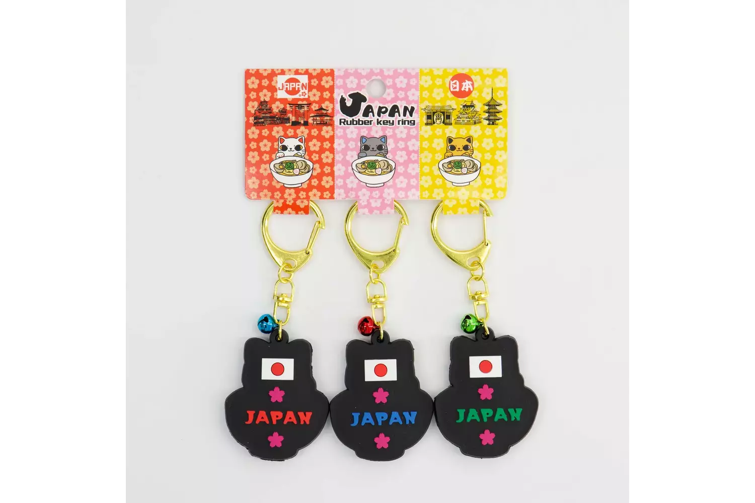 Tokyo Design Studio - Keychain Japan Cat Ramen 3pcs 5 sets